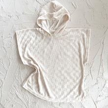 Load image into Gallery viewer, Summer Babies and Kids hooded checker print poncho