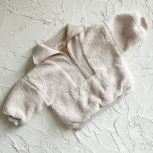 Load image into Gallery viewer, Jonah Zip Jumper - Beige Teddy