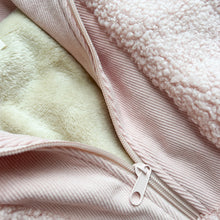 Load image into Gallery viewer, Jonah Zip Jumper - Soft Pink Teddy