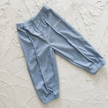 Load image into Gallery viewer, blue corduroy toddler and kids pants. oaka bambino australia