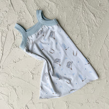Load image into Gallery viewer, Wild Hearts Mini Dress - Blue