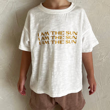 Load image into Gallery viewer, I Am The Sun T-Shirt - White/Golden