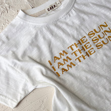 Load image into Gallery viewer, I Am The Sun T-Shirt - White/Golden