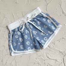 Load image into Gallery viewer, Heat Wave Everyday Board Short - Blue/White