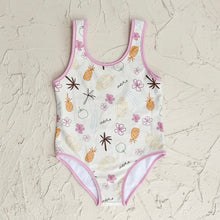 Load image into Gallery viewer, Aloha One Piece - Cream/Multi