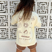 Load image into Gallery viewer, Lost In Paradise Tee - Sunshine/Cocoa
