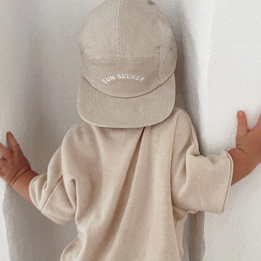 Sunseeker Panel Hat - Beige Cord