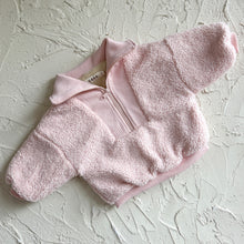 Load image into Gallery viewer, Jonah Zip Jumper - Soft Pink Teddy
