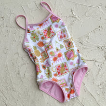 Load image into Gallery viewer, Taste The Sunshine One Piece Swimsuit - White/Multi

