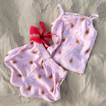 Load image into Gallery viewer, Fruit Is Cute Terry Set - Soft Pink/Papaya
