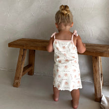 Load image into Gallery viewer, Hibiscus Mini Dress - Soft Pink/White
