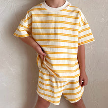 Load image into Gallery viewer, Horizon Set - Golden Stripe Cotton
