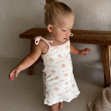 Load image into Gallery viewer, Hibiscus Mini Dress - Soft Pink/White
