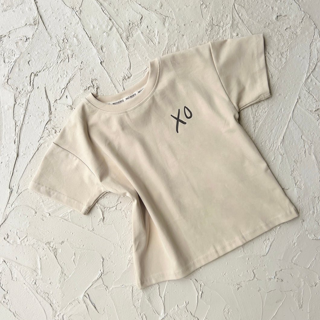 Oaka XO Surfboard T-Shirt - Beige
