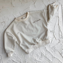 Load image into Gallery viewer, Dreamers Stripe Pullover - Beige/Brown
