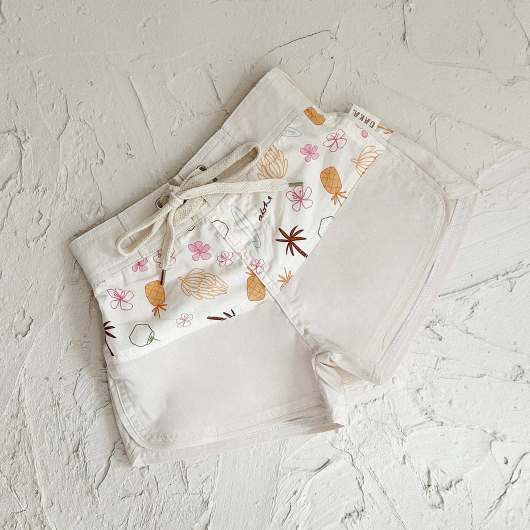 Aloha Everyday Board Short - Beige Cream/Multi