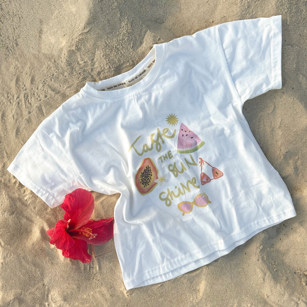 Taste The Sunshine T-Shirt - White/Multi