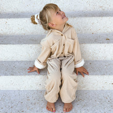 Load image into Gallery viewer, SECONDS Sereno Oversized Romper - Sandy Beige Cord
